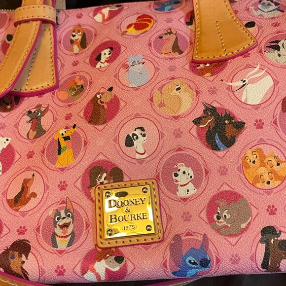 Dooney & Bourke Disney Dogs Satchel Bag - Picture 4 of 16